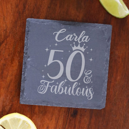 Square Slate Coaster