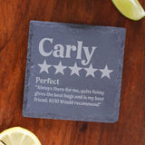 Review Personalised Engraved Slate Coaster Birthday Gift
