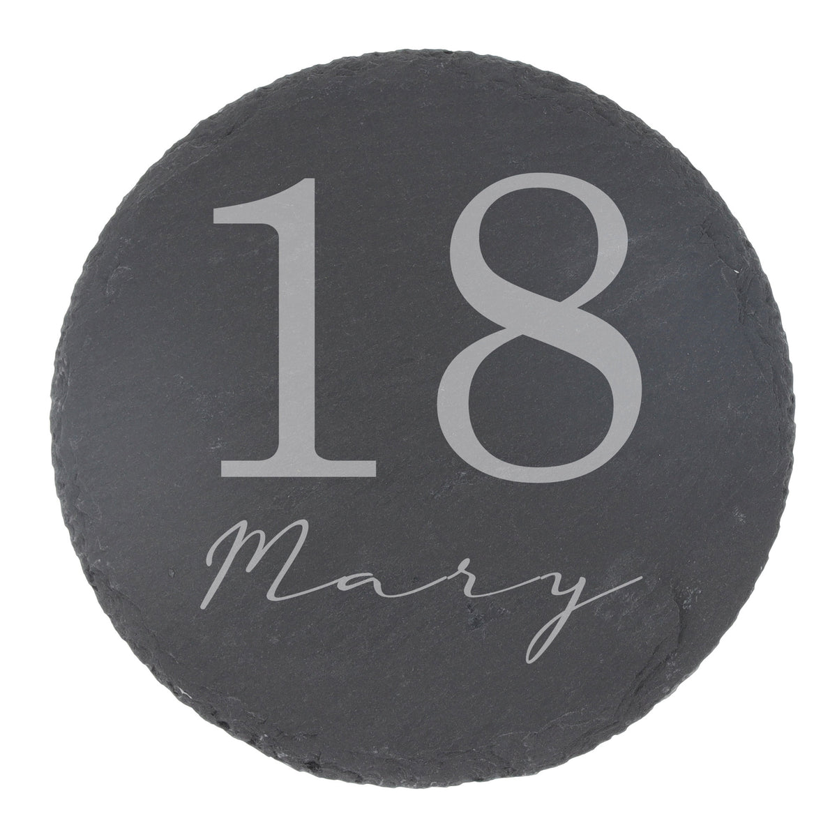 Round Slate Coaster