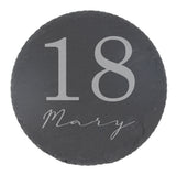 Round Slate Coaster