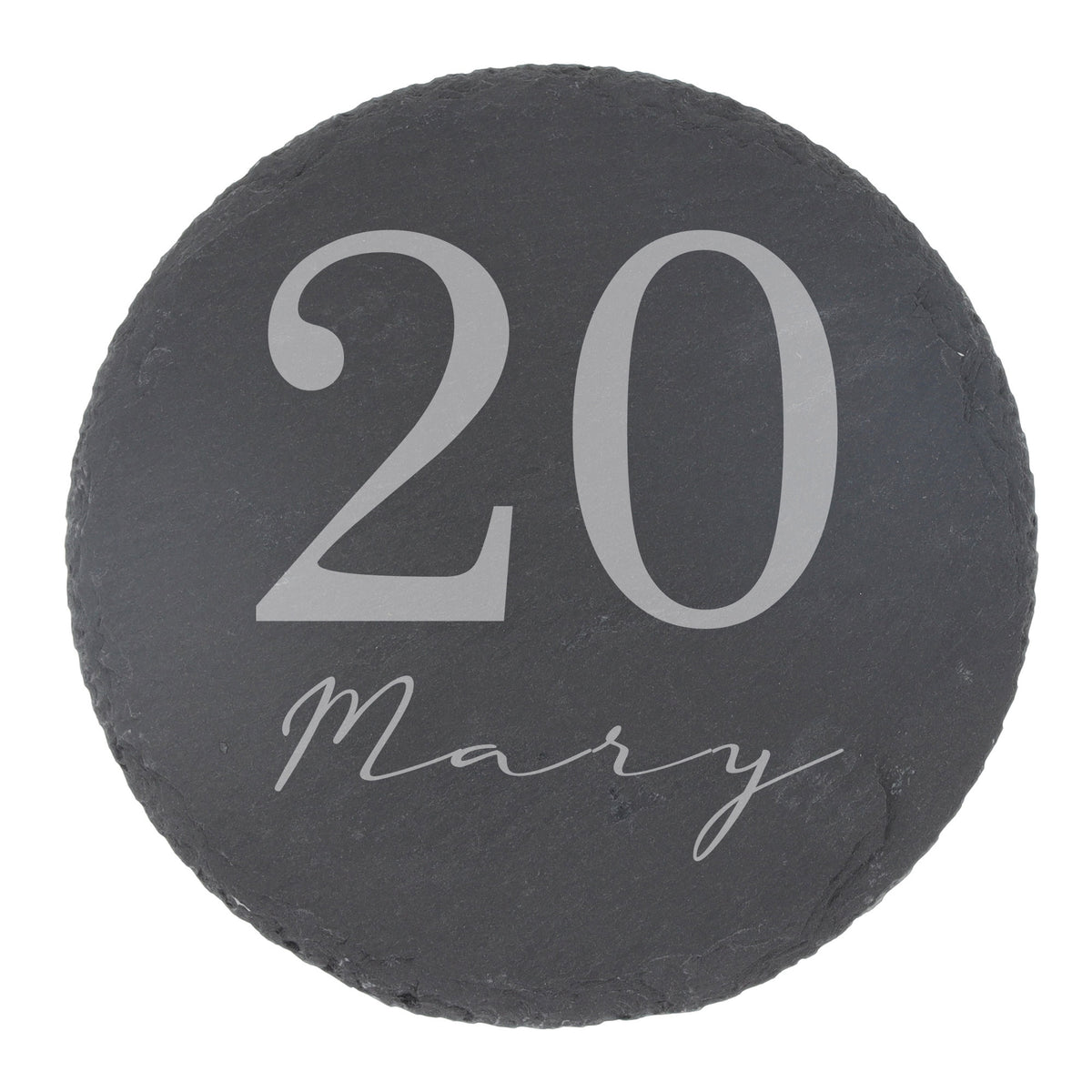 Round Slate Coaster