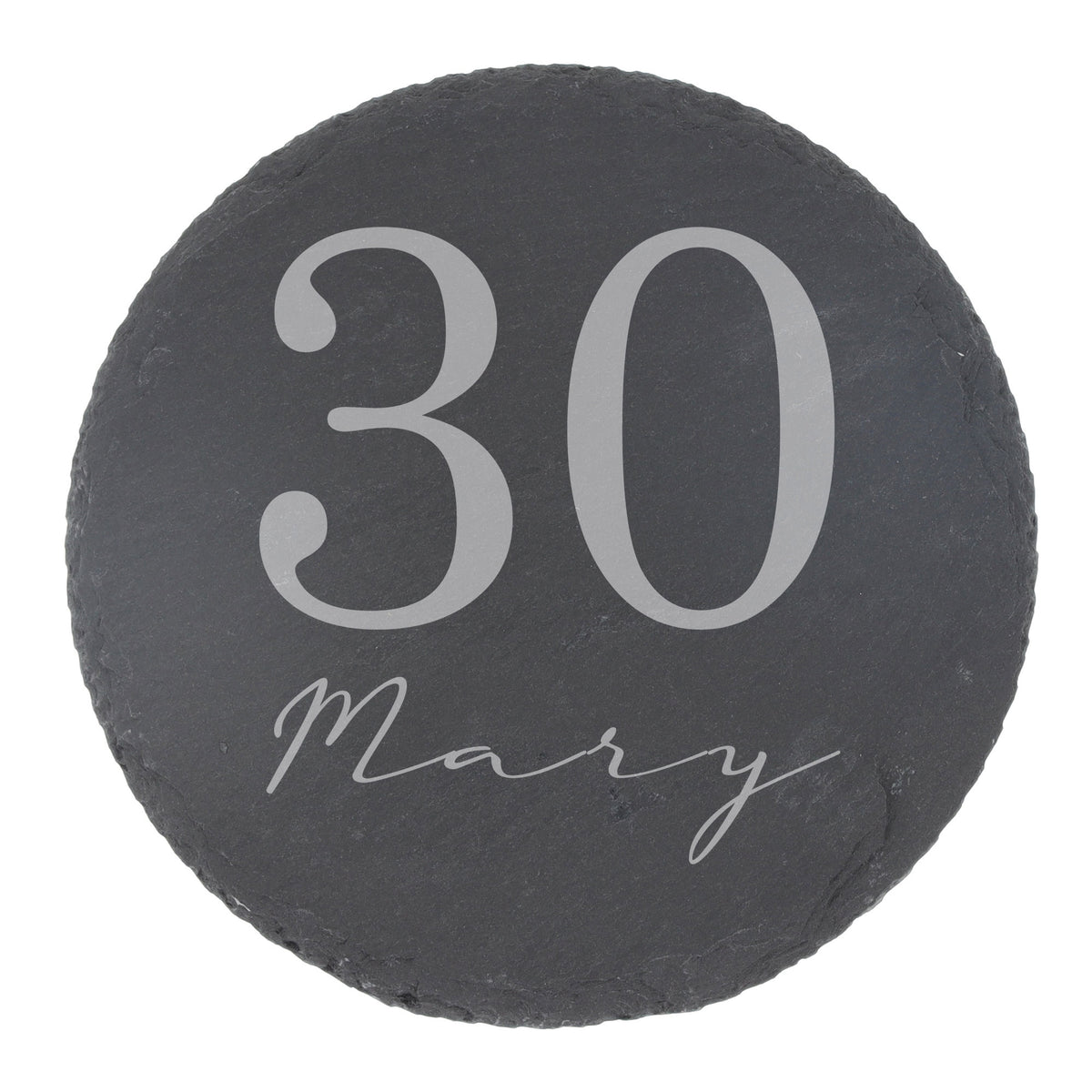 Round Slate Coaster