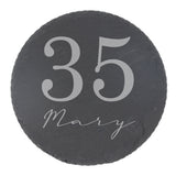 Round Slate Coaster
