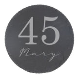 Round Slate Coaster
