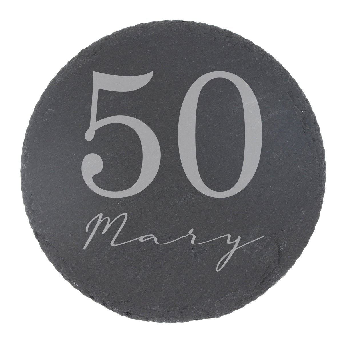 Round Slate Coaster