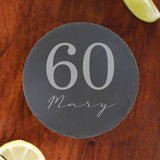 Round Slate Coaster