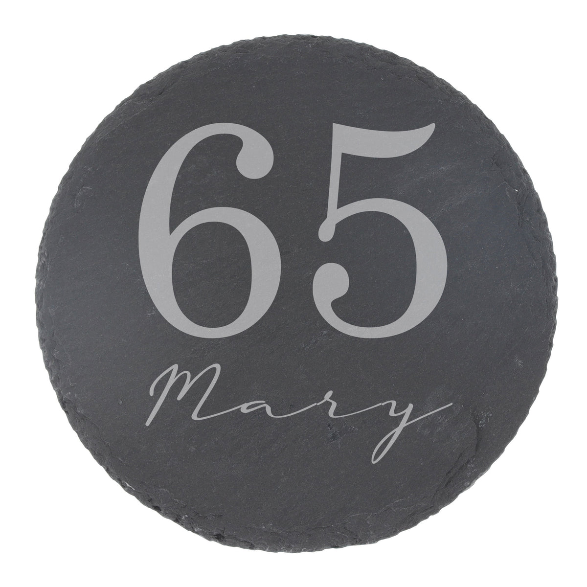Round Slate Coaster