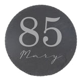 Round Slate Coaster