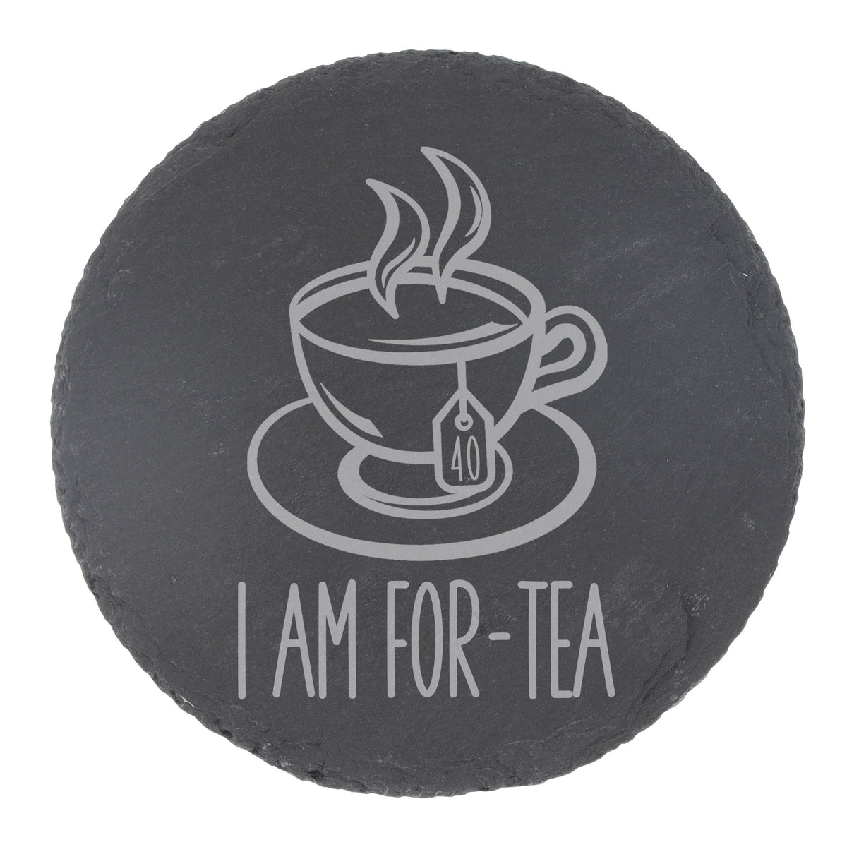Round Slate Coaster
