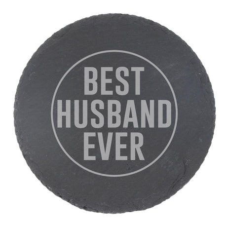 Round Slate Coaster