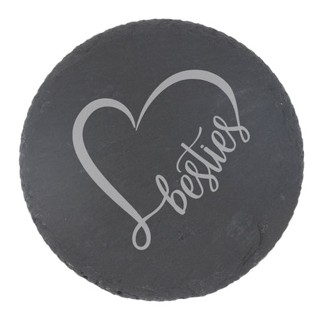 Round Slate Coaster