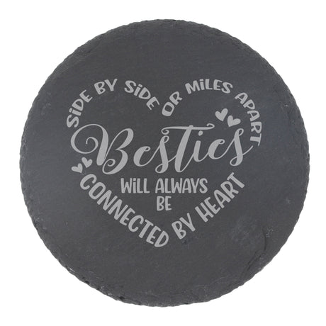 Round Slate Coaster