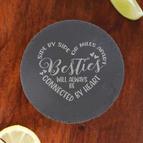 Round Slate Coaster