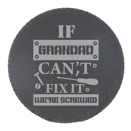 Round Slate Coaster