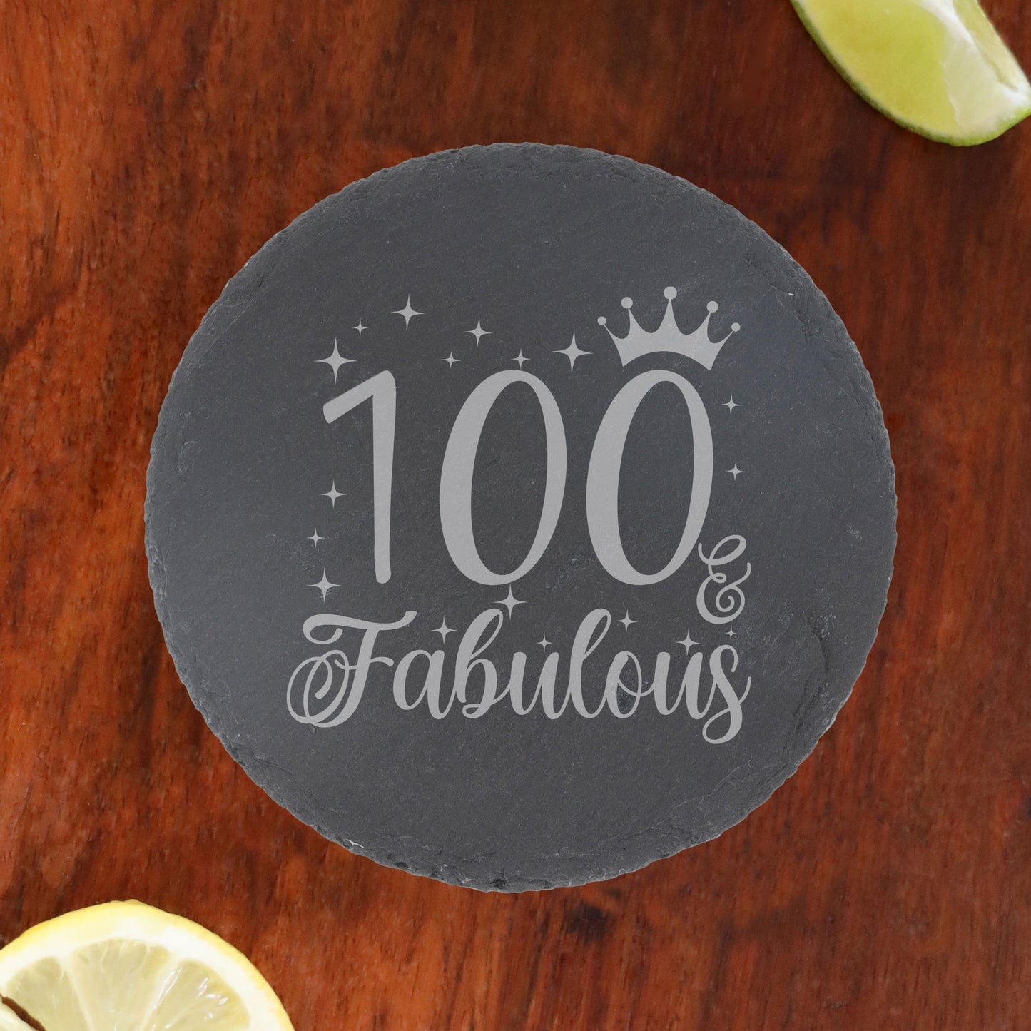 Round Slate Coaster
