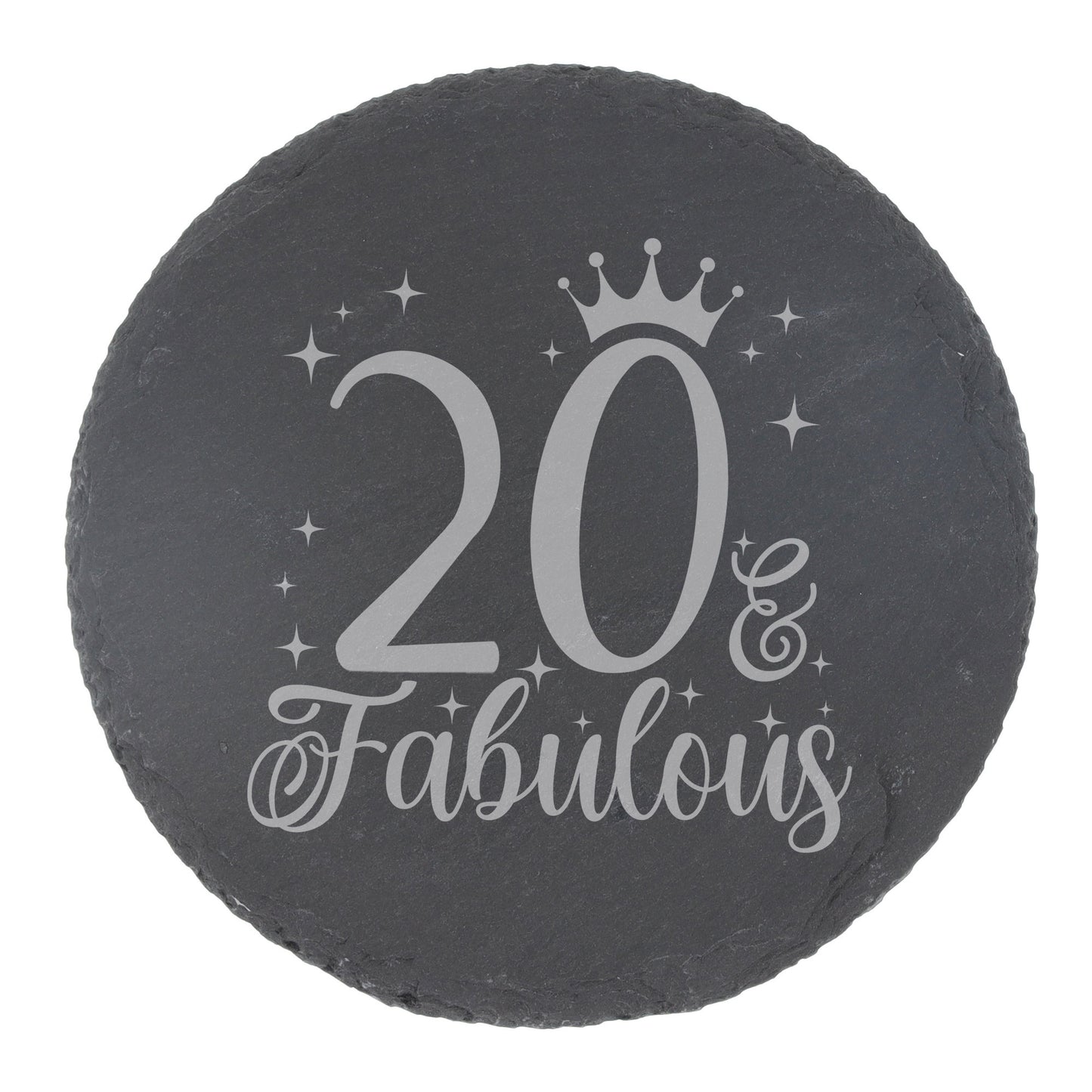 Round Slate Coaster