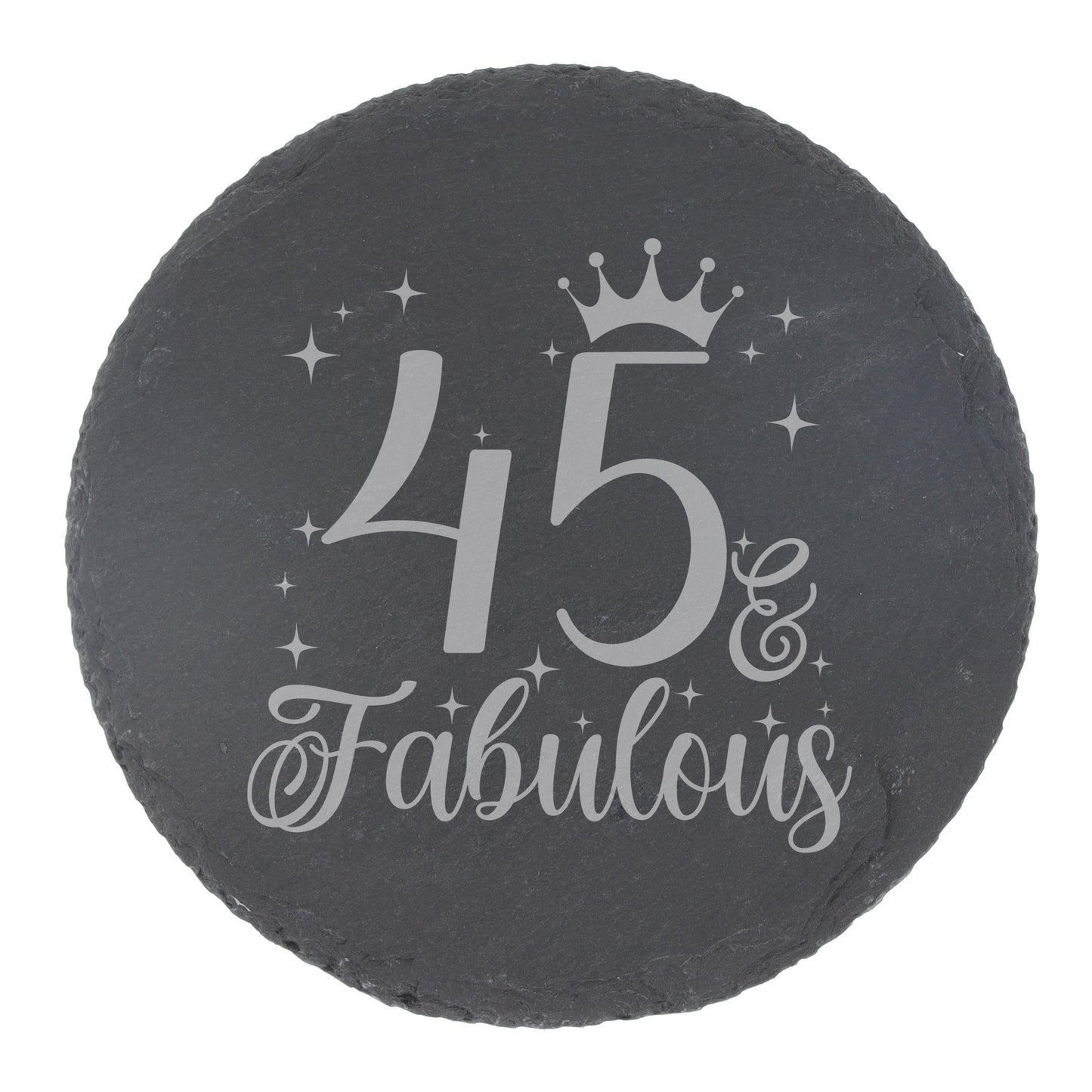 Round Slate Coaster