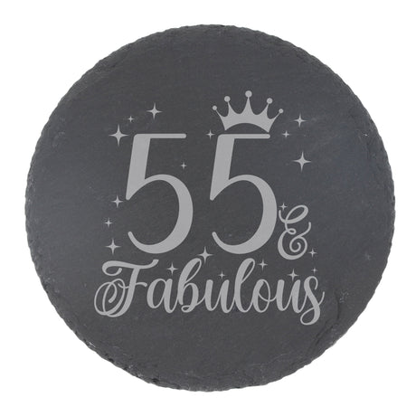 Round Slate Coaster