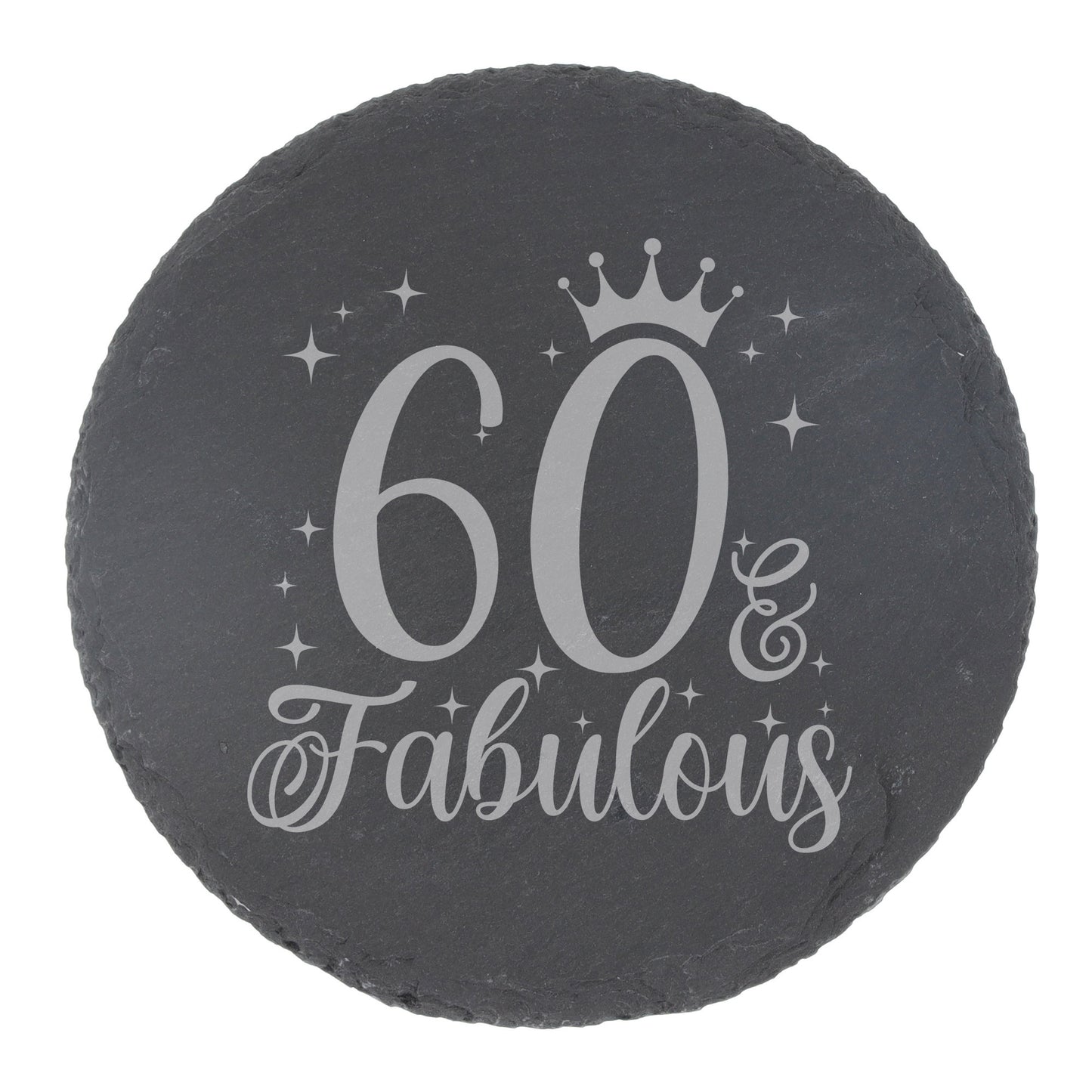 Round Slate Coaster