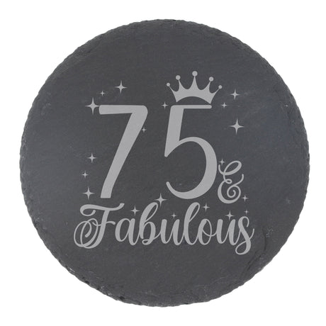 Round Slate Coaster