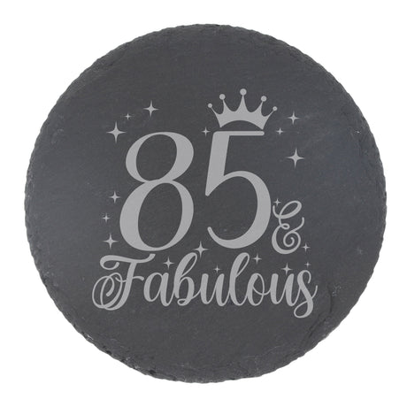 Round Slate Coaster