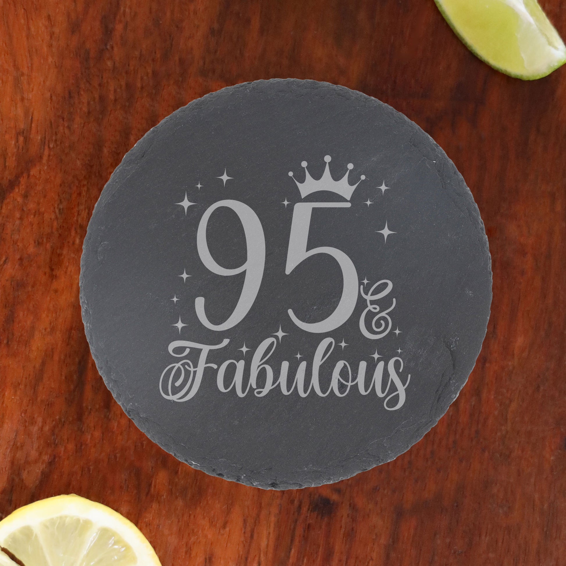 Round Slate Coaster