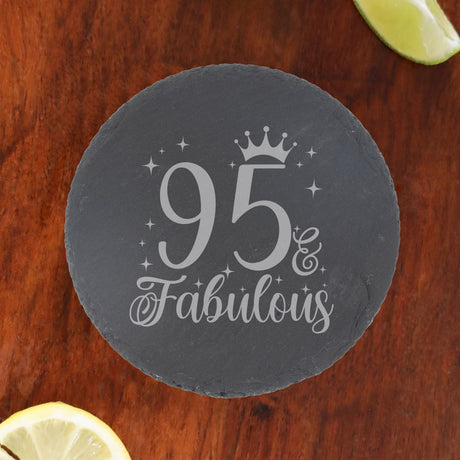 Round Slate Coaster