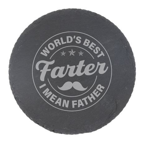 Round Slate Coaster