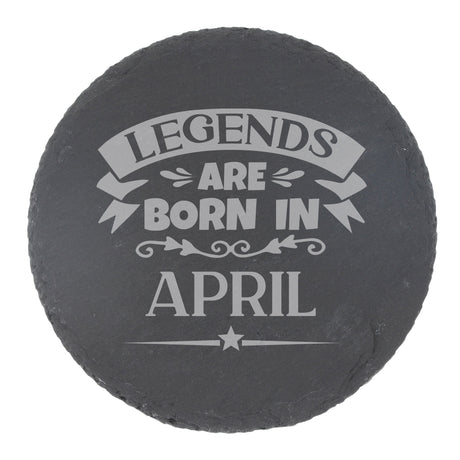 Round Slate Coaster