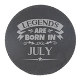 Round Slate Coaster