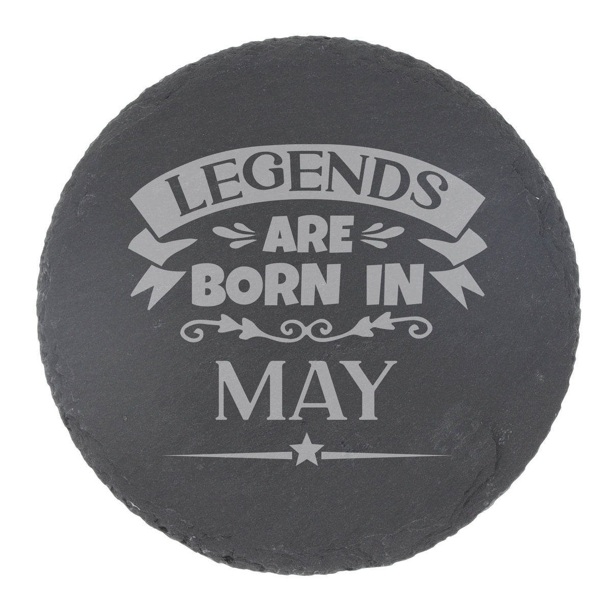 Round Slate Coaster