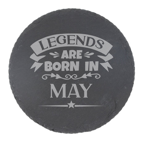 Round Slate Coaster