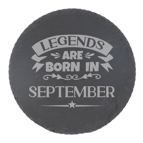 Round Slate Coaster