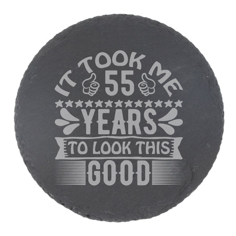 Round Slate Coaster