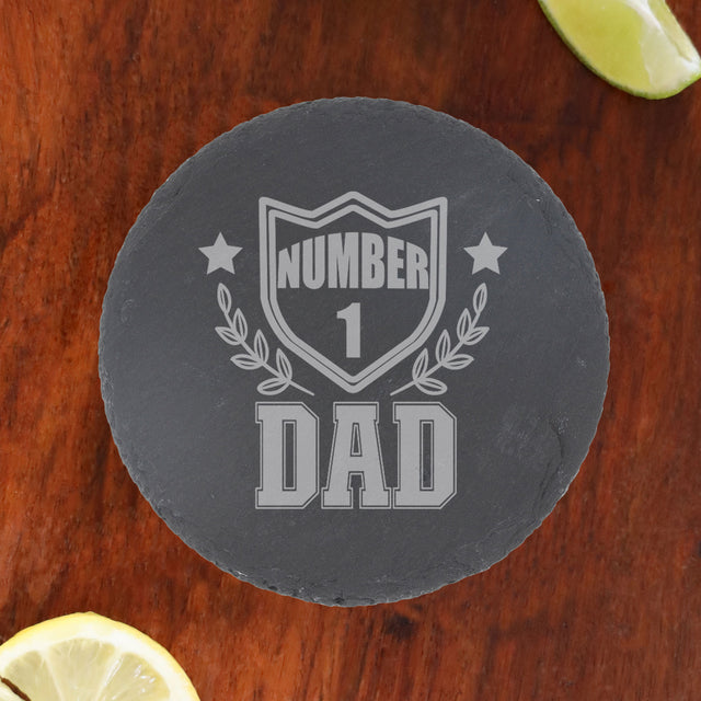 Round Slate Coaster