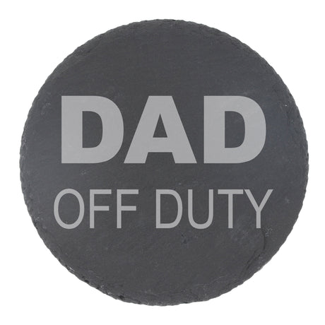Round Slate Coaster