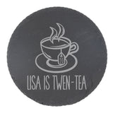 Round Slate Coaster