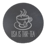 Round Slate Coaster