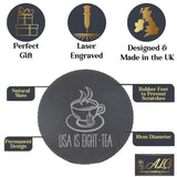 Round Slate Coaster
