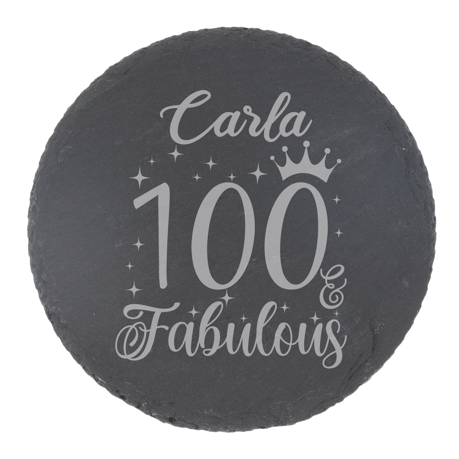 Round Slate Coaster
