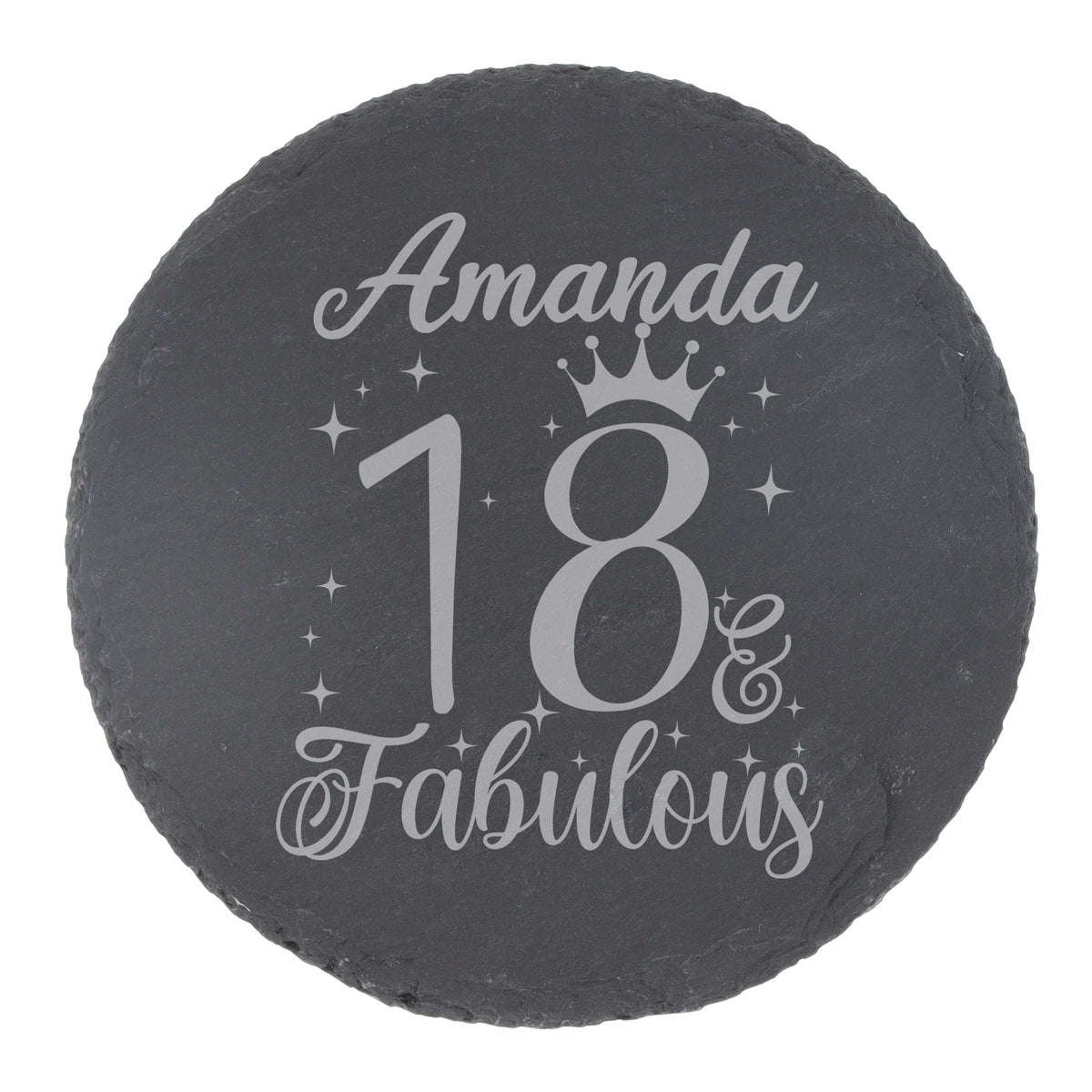 Round Slate Coaster
