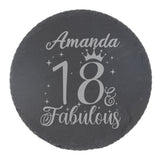 Round Slate Coaster