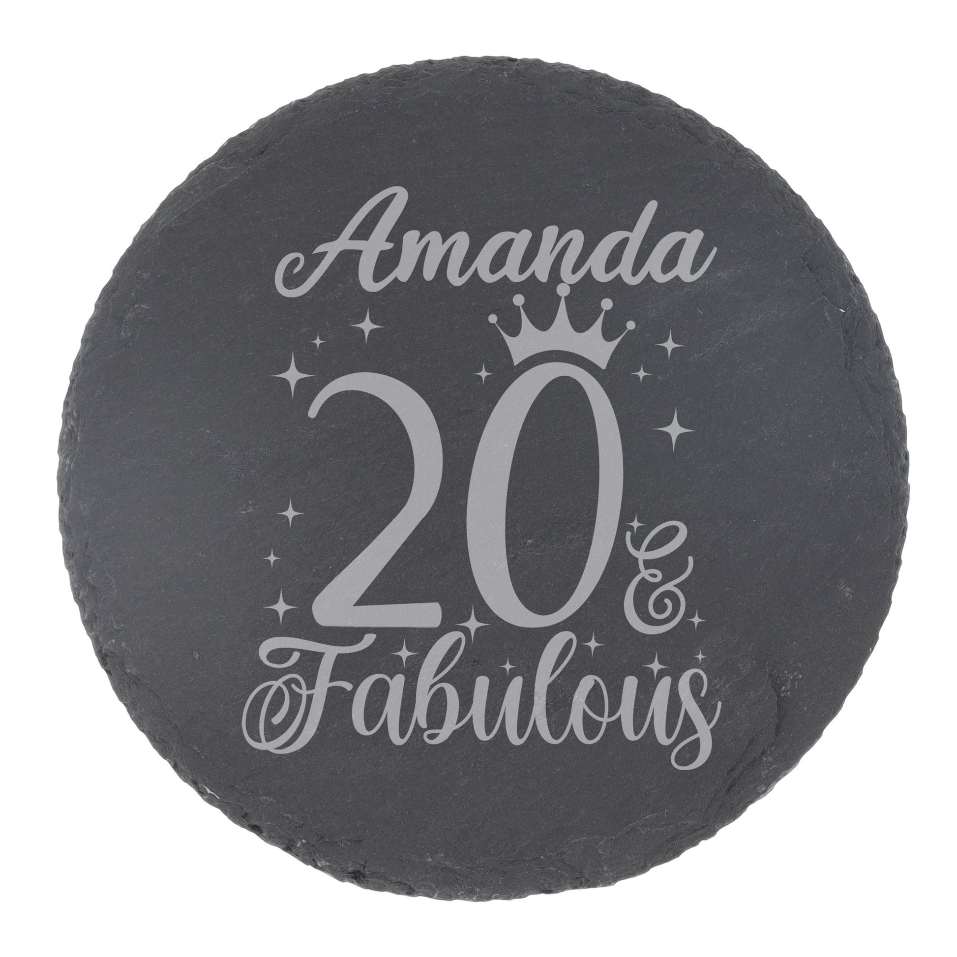 Round Slate Coaster