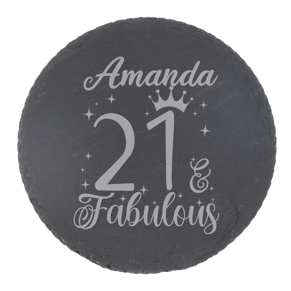 Round Slate Coaster