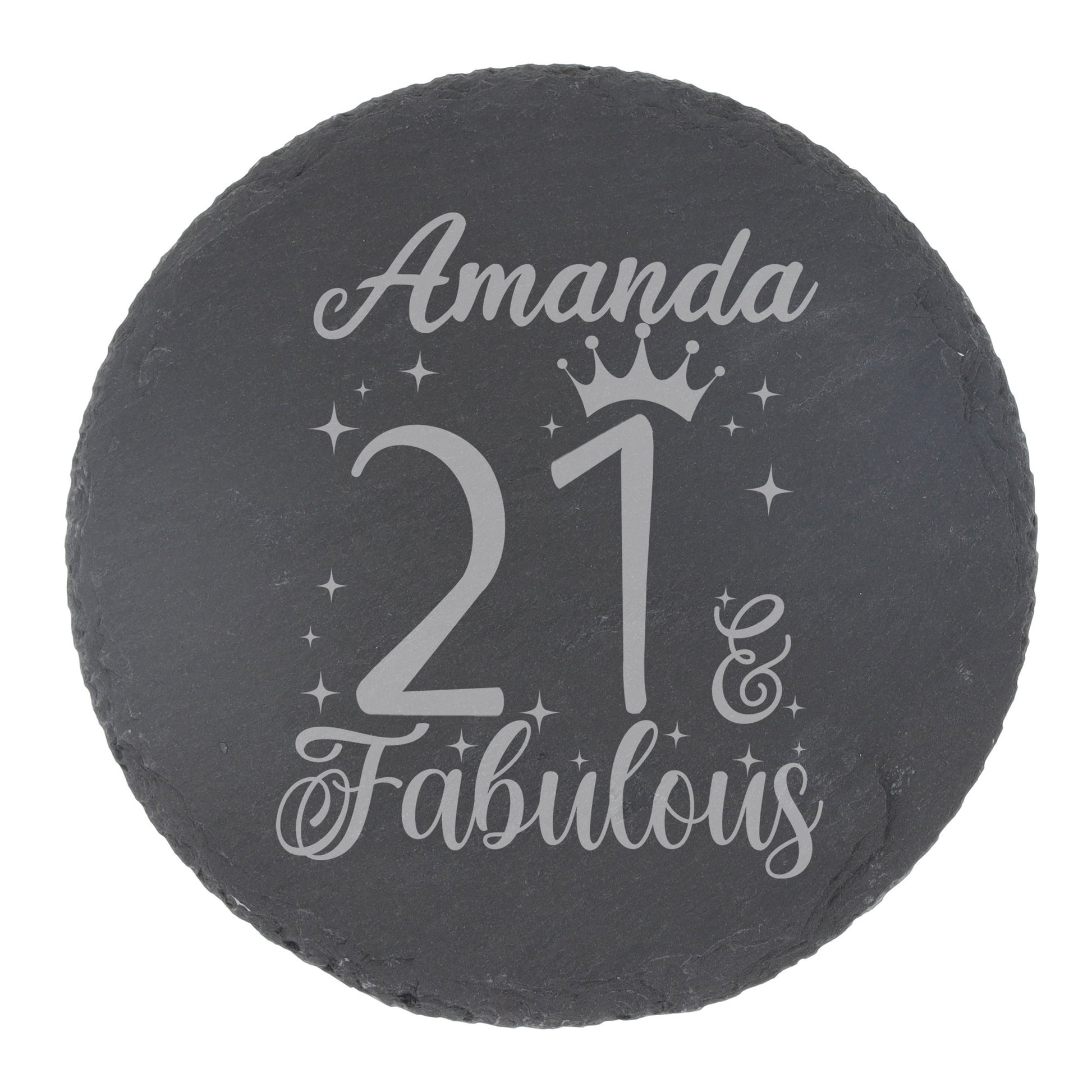 Round Slate Coaster