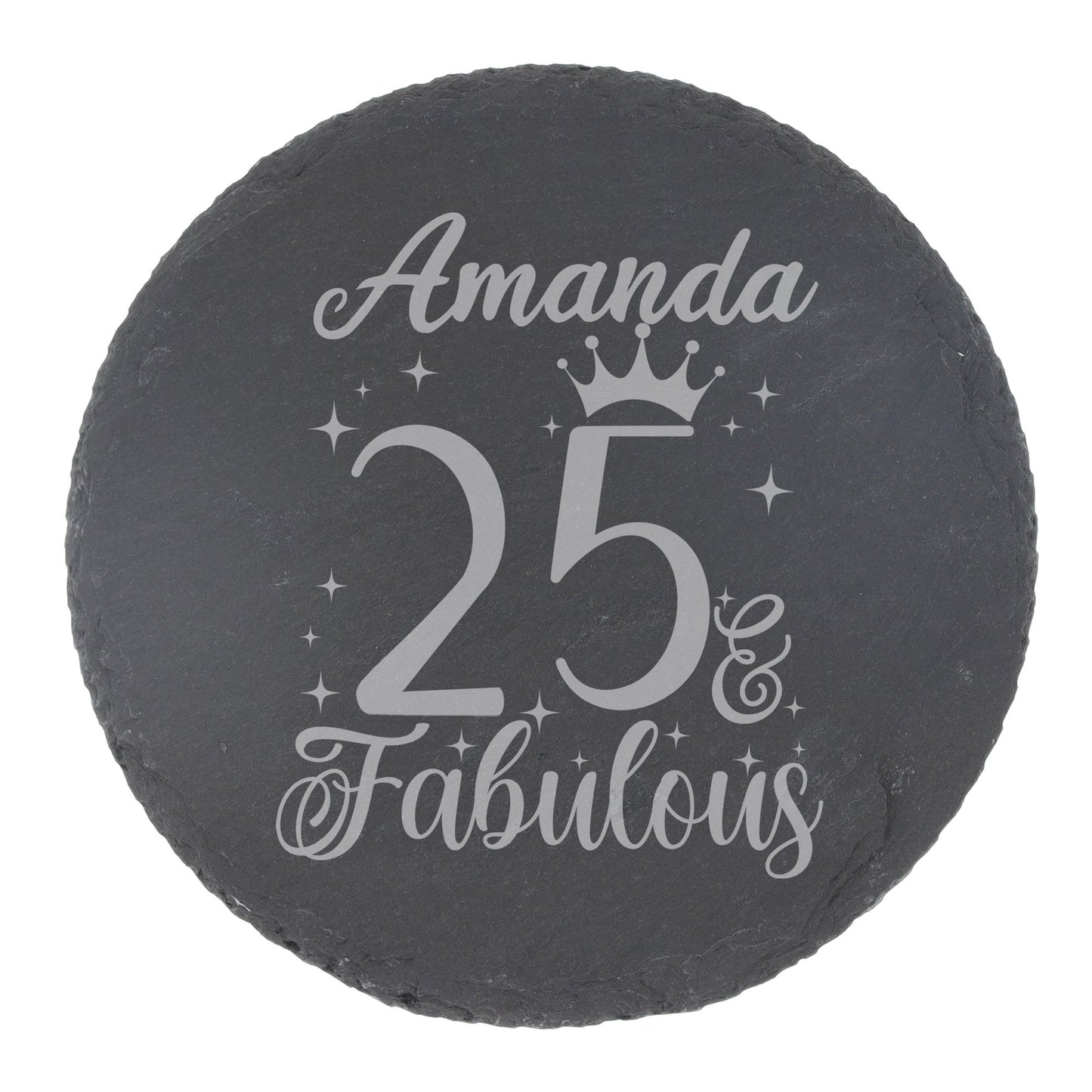 Round Slate Coaster