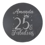 Round Slate Coaster