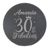 Round Slate Coaster