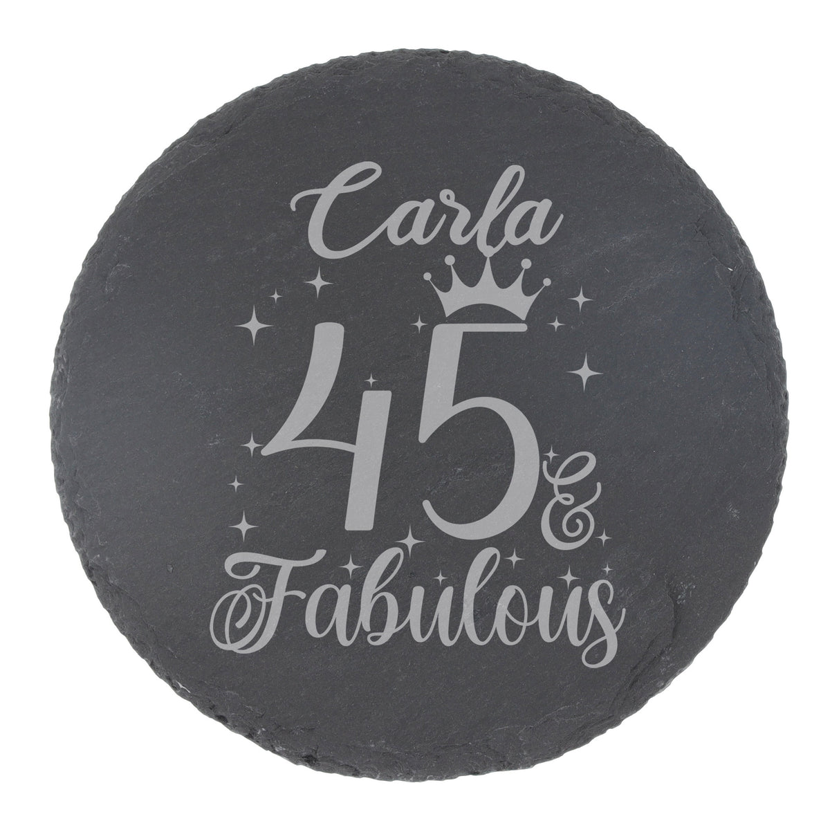 Round Slate Coaster