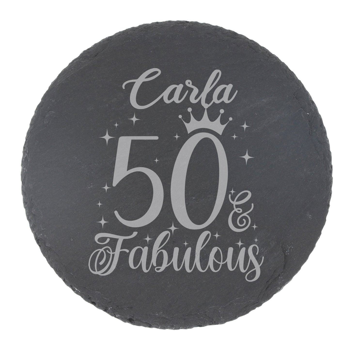 Round Slate Coaster